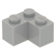 LEGO kocka 2x2 sarok, világosszürke (2357)
